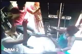 Woman and her daughter assaulted live video