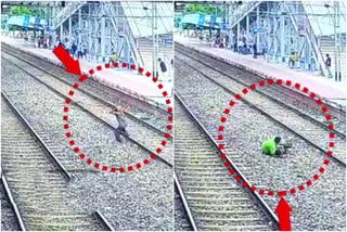 Constable saved a youth who jumped in front of running train in koderma