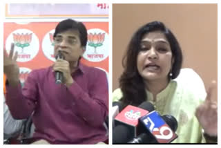 Kirit Somaiya and Bhavana Gawli debate on the issue of corruption