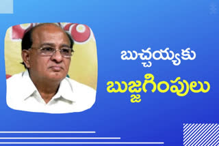 బుచ్చయ్యకు బుజ్జగింపులు