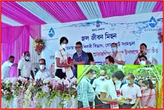 Lovlina Borgohain Inaugurates water Supply scheme