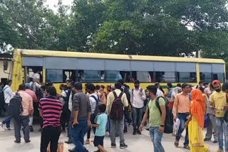 Roadways gave free bus service to female on Rakshabandhan