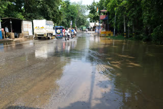 wrestler ravi dahiya delhi haryana link road in bad condition