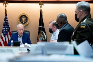 Biden meets national security team to discuss situation in Afghanistan