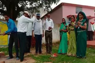 Bhoomi Poojan for the establishment of the statue of Chhattisgarh Mahtari