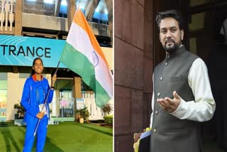 ஒன்றிய விளையாட்டுத் துறை அமைச்சர் அனுராக் தாக்கூர், Anurag Thakur, shaili singh