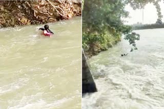 girl jumped in West Wear Bilaspur