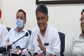 Former Union Minister and Member of Parliament Manish Tewari arrives in Amritsar