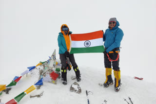 Sheetal hoisted the tricolor on Mount Elbrus