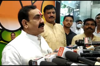 Madhya Pradesh Home Minister Narottam Mishra