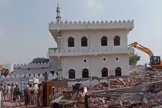 faridabad khori village masjid demolition