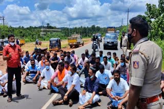 fire to fish mart in uppinangadi