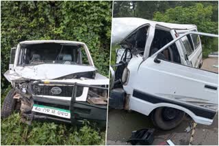 one-died-in-two-cars-collide-at-shivamogga