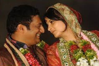 Leading actor Prakash Raj has remarried choreographer Ponni varma