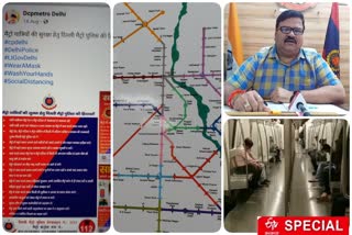 Delhi Metro Police is making passengers aware through Twitter and Facebook