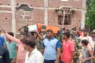 CRPF jawan final farewell