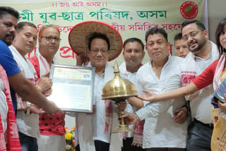 Lakshminath Bejbarua award to Nahendra Padun