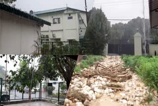 DM R rajesh kumar visited rain affected areas