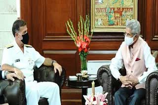 S Jaishankar met US commander