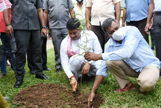 Minister Piyush Hazarika launches sapling plantation programme of water resources department