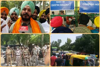 Shiromani Akali Dal candidate Sukhwinder Singh Babbar thanks people after winning