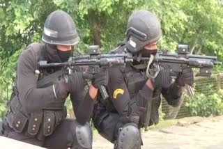 mock drill of nsg commando