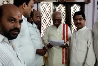 r krishnaiah meet haryana governor bandaru dattatreya