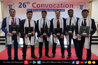 four-doctors-honored-in-sgpgi-convocation-by-president-in-lucknow