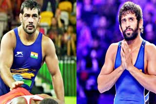 Bajrang Punia  Sushil Kumar  Bronze medalist Bajrang Punia  Bajrang Punia praised wrestler Sushil Kumar  wrestler  पहलवान सुशील कुमार  पहलवान बजरंग पूनिया  सागर हत्याकांड