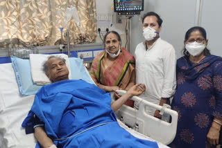 Rajasthan Chief Minister reached to hospital for treatment