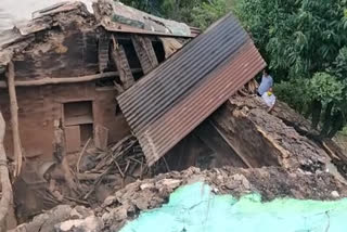 15 goats died due to house collapse