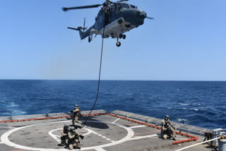 Joint exercise in Gulf of Aden