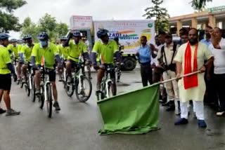 SSB Cycle Rally from Tezpur to Delhi