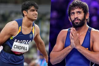 bajrang punia  neeraj chopra  arshad nadeem  ബജ്‌രംഗ് പൂനിയ  അര്‍ഷാദ് നദീം  നീരജ് ചോപ്ര