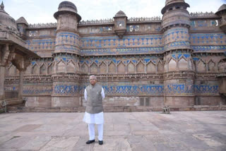 Governor Mangubhai Patel visited Gwalior Fort