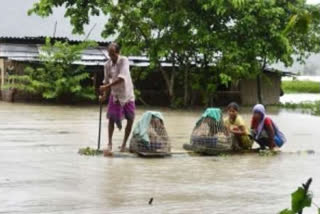 Assam floods  Assam 243 villages hit by floods  Assam flood situation  Assam flood worsens  Assam floods people displaced  Assam flood updates  മഴ  പ്രളയം  അസം പ്രളയം  ദുരിതാശ്വാസ ക്യാമ്പ്  ഫ്ലഡ് റിപ്പോർട്ടിങ് ആൻഡ് ഇൻഫർമേഷൻ മാനേജ്മെന്‍റ് സിസ്റ്റം  അസം സ്റ്റേറ്റ് ഡിസാസ്റ്റർ മാനേജ്‌മെന്‍റ് ഏജൻസി