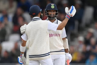 IND vs ENG 3rd test : cheteshwar-pujara-towards-century-in-india-and-england-tests-india-score-2-slash-215