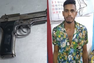 Arrested for threatening people by waving pistol in broad daylight in Bilaspur