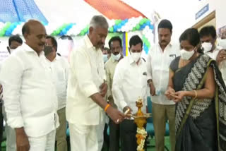 Minister peddi reddy inaugurated sarpanches training program at Punganur