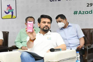 Fit India Mobile App launched by Union Sports Minister Anurag Thakur