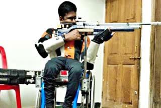 Shooter Unhalkar  Shooter Unhalkar finished fourth  निशानेबाज उनहालकर  भारतीय निशानेबाज महावीर स्वरूप उनहालकर  टोक्यो पैरालंपिक  Tokyo Paralympics