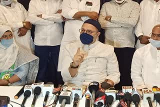 AIMIM Asaduddin Owaisi statement against congress