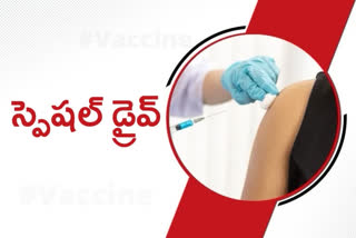 In Hyderabad ... the vaccination process is fast.