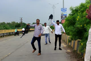 Tikaram Jully, Black Flags,  BJP worker,  Jhalawar Tikaram Jully