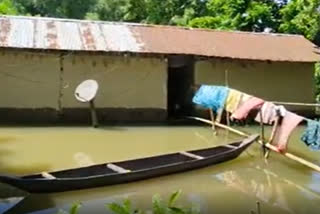 Sivsagar district affected by flood