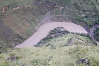 artificial lake on Nepal border