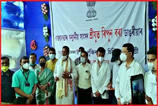 Rajya Sabha MP Ripun Bora donates medical equipment