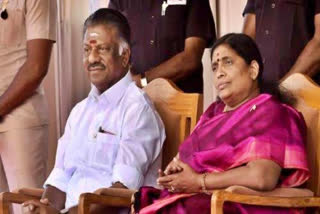 eps condolence  edappadi palanisamy condolences to o panneerselvam wife dead  edappadi palanisamy condolences  o panneerselvam wife dead  condolences to o panneerselvam wife dead  vijayalakshmi  vijayalakshmi dead  o panneerselvam wife vijayalakshmi dead  ஓபிஎஸ் மனைவி மறைவு  ஓபிஎஸ் மனைவி மறைவுக்கு இபிஎஸ் இரங்கல்  இபிஎஸ் இரங்கல்  ஓபிஎஸ் மனைவி விஜயலட்சுமி இரங்கல்