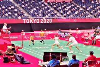 Bhagat and Palak pair lost  mixed doubles match  Tokyo Paralympics  badminton  Sports News in Hindi  खेल समाचार  प्रमोद भगत और पलक कोहली  टोक्यो पैरालंपिक में मिक्सड युगल  टोक्यो पैरालंपिक  बैडमिंटन