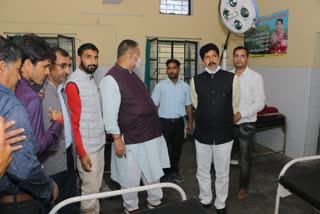 Ganesh Joshi inspected Nainbagh Primary health center